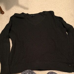 American eagle Elegant dark green v-Neck Sweater